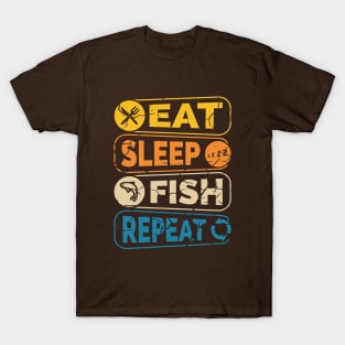 Eat sleep fish T-Shirt